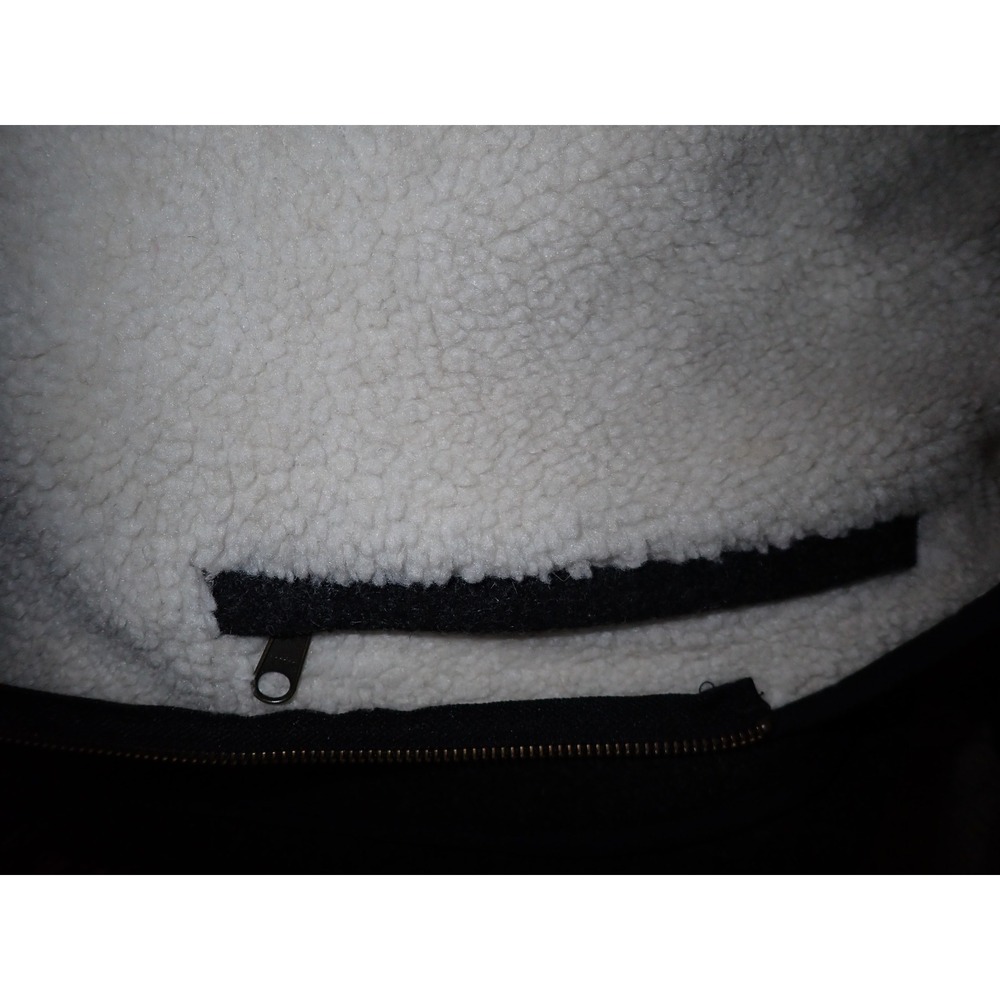L.L. Bean Men's Wool Blend Sherpa Lined Full Zip Vest Charcoal Gray XXL-REG - Picture 7 of 7